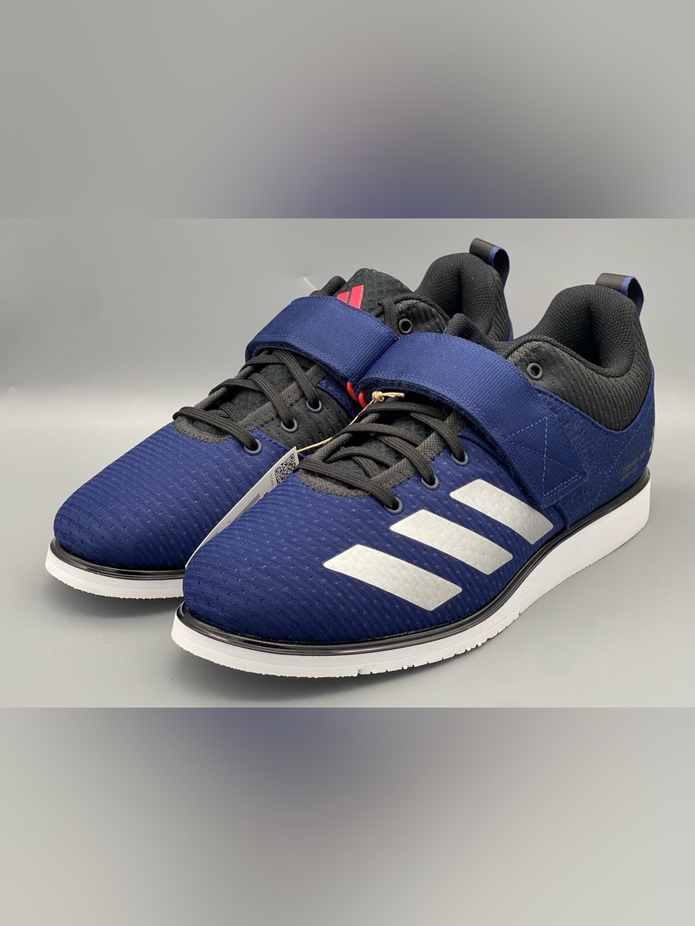 Adidas Powerlift 5 Weightlifting Workout Shoes JP6201 Blue Mens Size 9.5 NEW